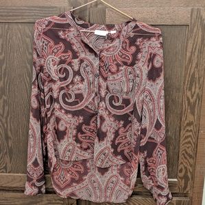 Long Sleeve Boho Blouse